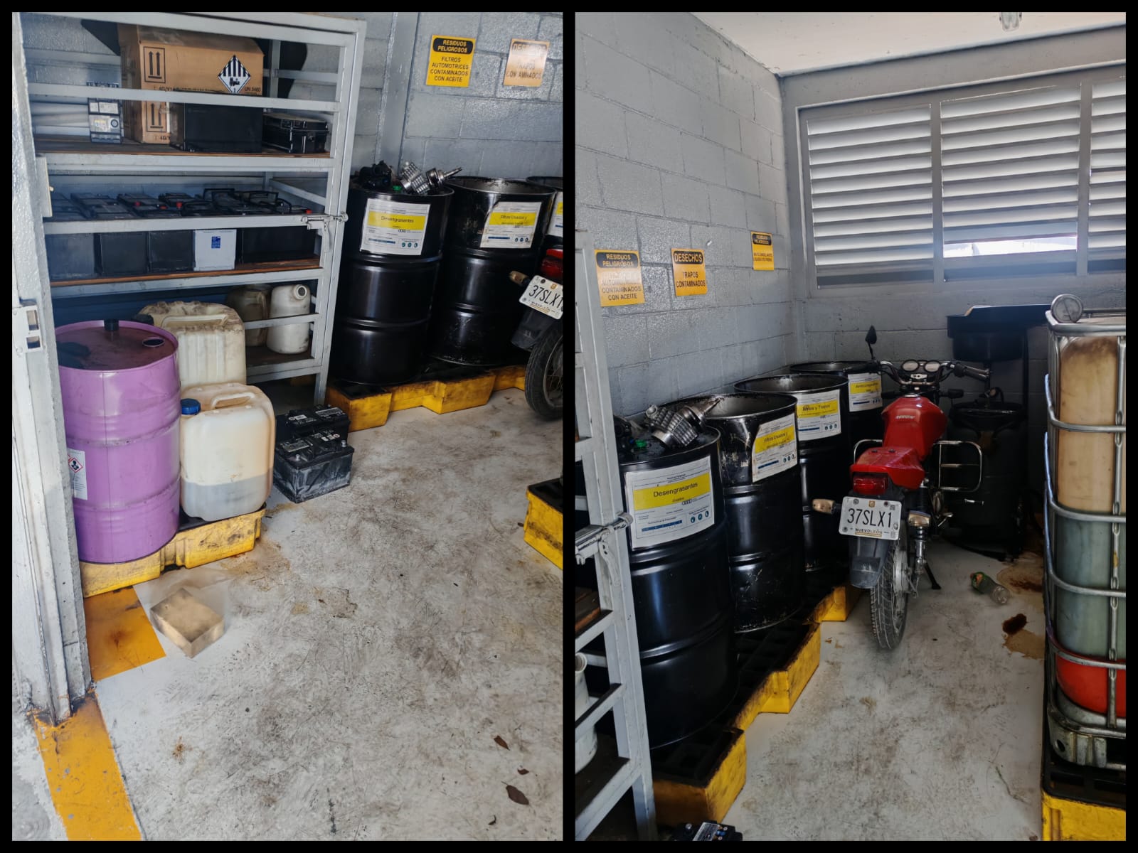 ATRP — Almacén Temporal Residuos Peligrosos (vista interior)